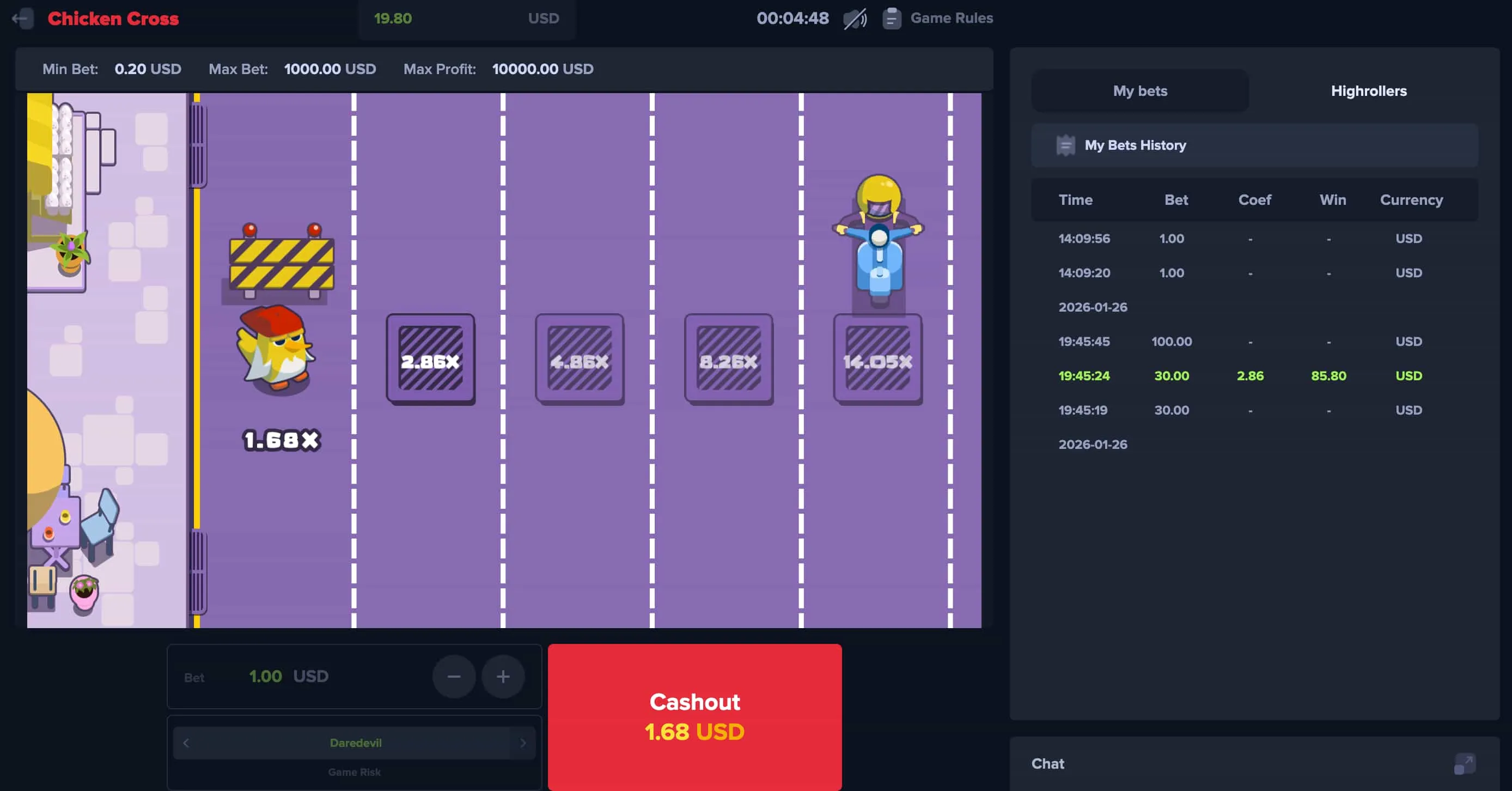 Suggerimenti per Vincere di Più a Chicken Cross Suggerimenti per Vincere di Più a Chicken Cross
